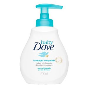 Sabonete líquido baby dove hidratação enriquecida 200ml