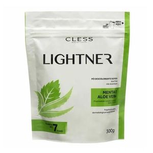 Pó Descolorante Cless Lightner Menta e Aloe Vera 300g