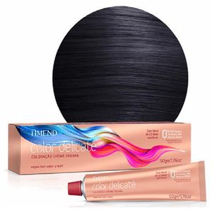 Coloração Vegana Amend Color Delicaté 1.0 Preto - 50g