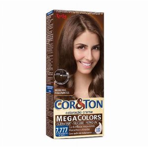 Coloração Cor & Ton 7.777 Louro Marrom Intenso