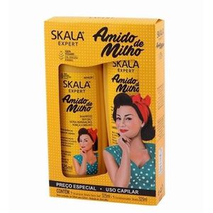 Kit skala amido de milho shampoo + condicionador 325ml
