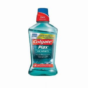 Enxaguante Bucal Colgate Plax Ice Infinity Leve 500ml Pague 350ml