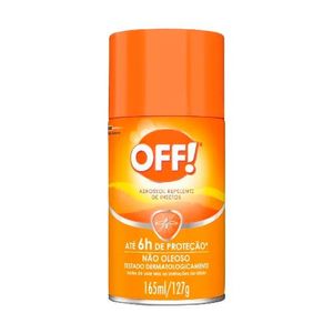 Repelente de Insetos Off Aerossol 165ml
