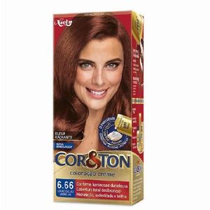 Coloração Cor & Ton 6.66 Louro Escuro Vermelho
