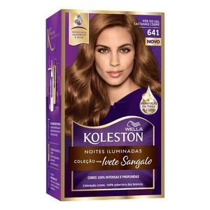 Coloração Creme Kit Koleston Noites Iluminadas 641 Castanho Cobre