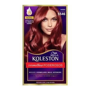Coloração Creme Kit Koleston Vermelhos Poderosos 5546 Amora
