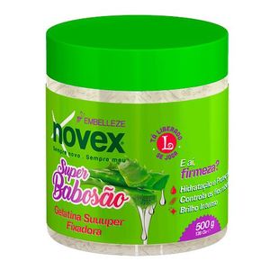 Gelatina Novex Fixadora Super Babosão 500g