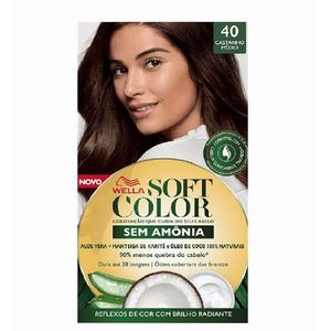 Tonalizante Wella Soft Color Castanho Medio 40