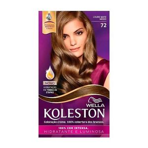 Coloração Creme Kit Koleston 72 Louro Mate Médio