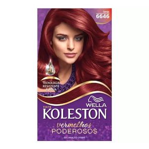 Coloração Creme Kit Koleston Vermelhos Poderosos 6646 Cereja