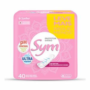 Protetor Diário Sym Com Perfume - Sem Abas - 40unidades
