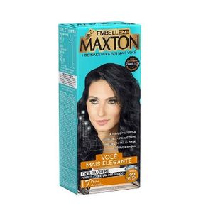 Tinta de Cabelo Maxton 1.7 Preto Azulado