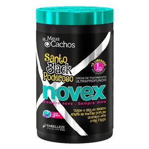 Creme de Tratamento Novex Meus Cachos Santo Black Poderoso 400g