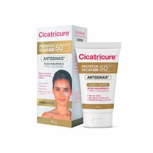 Protetor Solar Cicatricure Antissinais Efeito Matte FPS50 40g