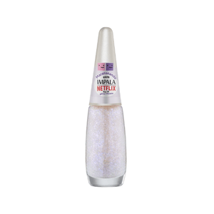 Esmalte Impala Cor Top 10 Glitter Flocado Netflix