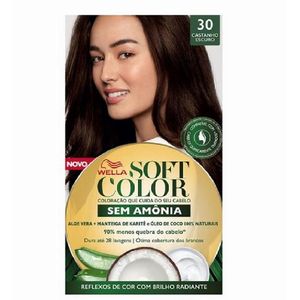 Tonalizante Wella Soft Color Castanho Escuro 30