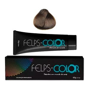 Coloração Permanente Felps Color 5.3 Castanho Claro Dourado 60g