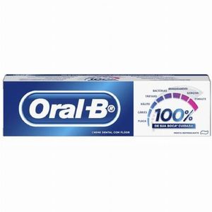 Creme Dental Oral-B com Flúor Menta Refrescante 70g