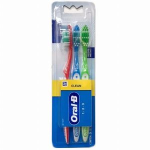 Escova Dental Oral-B 123 3un.