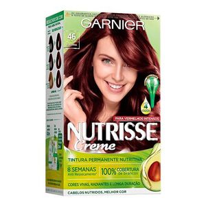 Coloração Creme Garnier Nutrisse 46 Castanho Vermelho