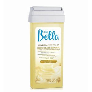 Refil de Cera Roll-on Chocolate Branco Depil Bella 100g
