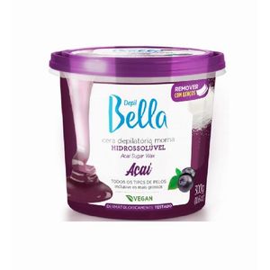 Cera Hidrossolúvel Depil Bella Açaí 300g