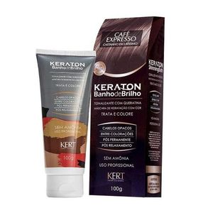 Tonalizante Kert Keraton Banho de Brilho Café Expresso 100g