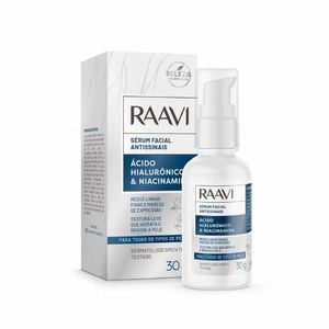 Sérum Facial Antissinais Ácido Hialurônico e Niacinamida 30g Raavi