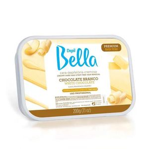 Cera Depilatória Depil Bella Chocolate Branco 200g