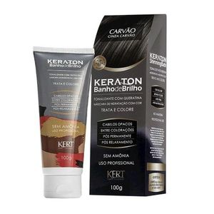 Tonalizante Kert Keraton Banho de Brilho Carvão 100g