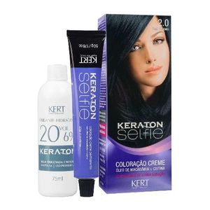 Coloração Kert Keraton Selfie 2.0 Preto Azulado