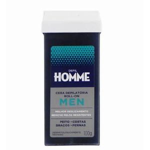 Cera Depilatória Depil Bella Roll-On Homme Men 100g