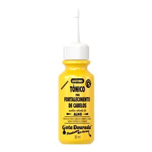 Tônico Capilar Gota Dourada Fortalecimento de Cabelos Alho 30ml