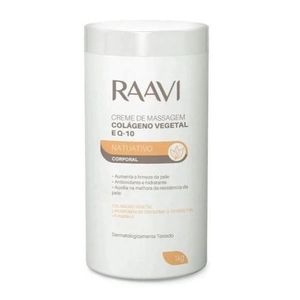 Creme de Massagem Raavi Colágeno Vegetal e Q-10 Natuativo 1Kg