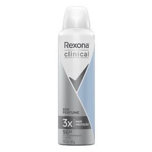 Antitranspirante Rexona Clinical Aerossol Sem Perfume 150ml