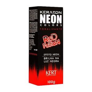 Tonalizante Kert Keraton Neon Colors Red Fusion 100g