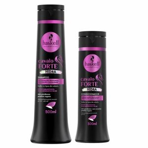 Kit Shampoo + Condicionador Haskell Cavalo Forte Hidra (Sh 500ml + Cond 300ml)