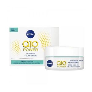 Creme Facial Dia Nivea Q10 Power Antissinais- Pele Mista a Oleosa 50ml