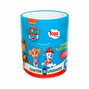 Cotonetes Topz Baby Hastes Flexíveis Patrulha Canina c/150 Unidades
