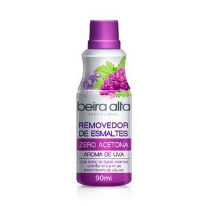 Removedor de Esmalte Beira Alta Zero Acetona Aroma de Uva 90ml