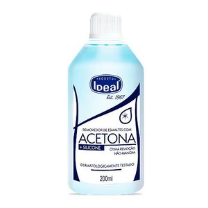Removedor de Esmaltes Ideal com Acetona + Silicone 200ml