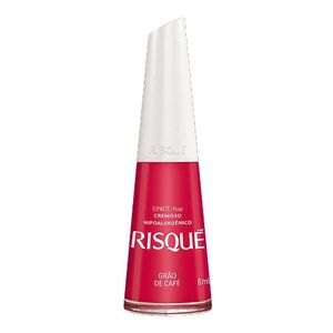 Esmalte Cremoso Risqué Rosas Grão de Café 8ml