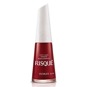 Esmalte Cremoso Risqué Vermelhos Escarlate 8ml