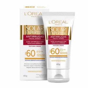 Protetor Solar Facial L'Oréal Paris Solar Expertise Antirrugas FPS 60 40g