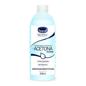 Removedor de Esmaltes Ideal com Acetona + Silicone 500ml