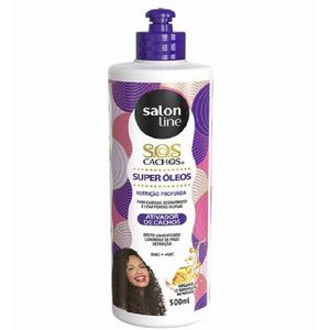 Ativador de Cachos Salon Line S.O.S Cachos Super Óleos Nutritivo 500ml