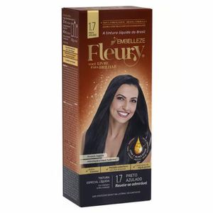 Tinta de Cabelo Fleury 1.7 Preto Azulado