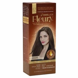 Tinta de Cabelo Fleury 6.7 Chocolate