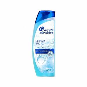 Shampoo Anticaspa Head shoulders limpeza eficaz Frasco 400ml