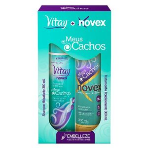 Kit Vitay Novex Meus Cachos Shampoo + Condicionador 300ml